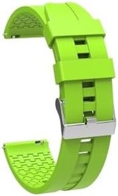 Resim Mi Watch Color - Mi Watch -mi Watch S1 Uyumlu 22 Mm Silikon Kordon Reflektif Yeşil 