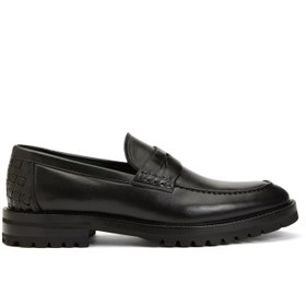 Resim Siyah Erkek Loafer 