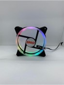 Resim Unichrome 12cm Kasa Içi Rgb Rainbow Işıklı Fan 