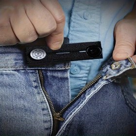 Resim Sıcak satış kemer bel uzatma tokası elastik kemer ayar tokası hamile pantolon elastik ayar tokası 