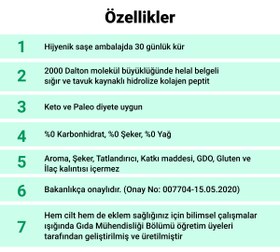 Resim ProfTürker Collagen Plus 30 Saşe - Kolajen Glukozamin Kondroitin MSM Boswellia Takviyesi - Aromasız 