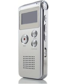 Resim Dream011 Çok Fonksiyonlu Şarj Edilebilir 8gb Gümüş Dijital Ses Kaydedici Ve Mp3 Çalar 650 Saat 