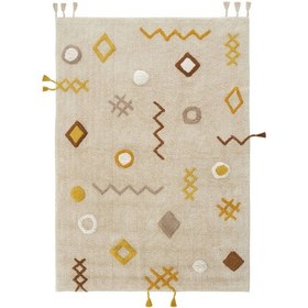 Resim Cool Halı Cool Cotton Ccn 12 Multi Xw Makinede Yıkanabilir Kaymaz Tabanlı Natural Pamuk Dokuma Bebek Halısı Çok Renkli 