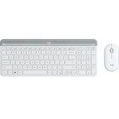 Resim Logitech MK470 Kablosuz Beyaz Ince Ingilizce Q Klavye + Mouse Seti 