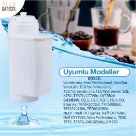 Resim Solo Barista Siemens Kahve Makinesi Kireç Önleyici Su Filtresi (12 Adet) 