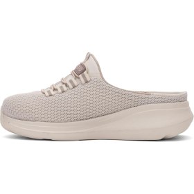 Resim King Paolo D5109 Krakers Sabo Kadın Memory Foam Düz Sandalet Bej 