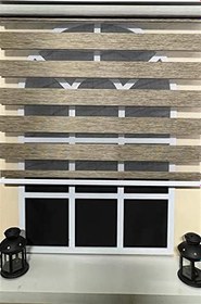 Resim StorBurada Zebra Stor Perde Kahverengi STB 400V05-D Kahverengi 170 x 260 