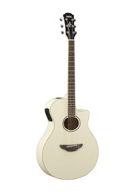 Resim Yamaha Apx600 Elektro Akustik Gitar Vintage White 
