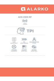Resim Alarko ACS-250S RF KABLOSUZ DİJİTAL ODA TERMOSTATI 