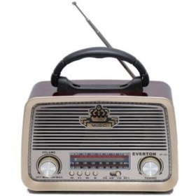 Resim GOLD SRC Everton Rt-301 Nostaljik Görünümlü Bluetoothlu Mp3 Çalar Radyo Müzik Kutusu 