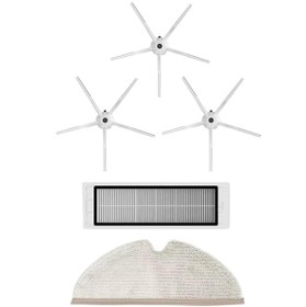 Resim Roborge Roborock S5 Max Robot Süpürge Uyumlu 5'li Yedek Parça Seti 