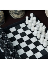 Resim Chess Mermer Satranç Takımı L 