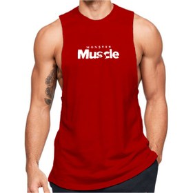 Resim Black İstanbul Monster Muscle Baskılı Fitness Atleti 
