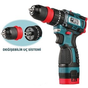 Resim Catpower 1360 16 V Li-İon 2.0 AH Kömürsüz Akülü Vidalama 