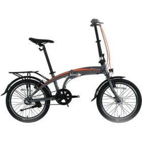 Resim Bisan Fx 3500-nx3 Katlanır Bisiklet 32cm V 20 Jant Nex.3 Vites Metalik Gri Turuncu Çok Renkli 