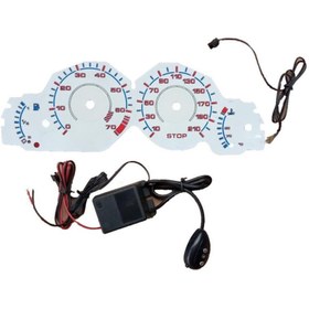 Resim KOTO Peugeot 206 Işıklı Gösterge Paneli Hayalet Ekran Full Ledli 