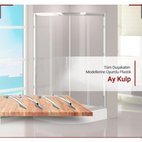 Resim Duşakabin Cam Kapı Kulpları 16Cm Lik 