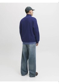 Resim Jack & Jones Jack&jones 12282899 Jornorrebro Emb Sweat Ocean Cavern Erkek Sweatshirt 