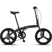 Resim 2037 Foldıng-2d Katlanır Bisiklet 20 Jant 6 Vites Siyah Antrasit Gold Antrasit Gold 