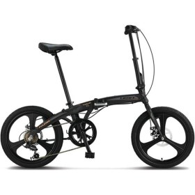 Resim 2037 Foldıng-2d Katlanır Bisiklet 20 Jant 6 Vites Siyah Antrasit Gold Antrasit Gold 