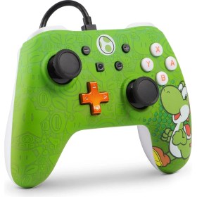 Resim Nintendo Switch Kablolu Oyun Kolu Lisanslı Yoshi Edition Powera 