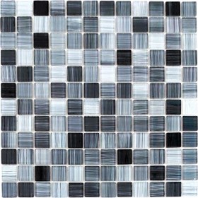 Resim MozaiKristaL Mutfak, Banyo, Havuz, Sauna, Spa ve Yaşam Alanlarının Tüm Yüzeyleri Için Cam Mozaik. Cam Ölçüsü: 23X23 Mm. File Ölçüsü: 30X30 Cm. ( 1 Kutu = 11 File Karo = 1 M2 Fiyatıdır. ) 