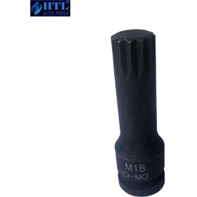 Resim Xiyu Shop M18 Stili (1 Adet) " Dr.ımpact Spline Bit Soket Set Uzunluğu (Yurt Dışından) 