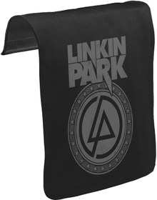 Resim Linkin Park - Logo II Unisex Siyah Tak-Çıkar Postacı Çanta Kapağı CK-357 