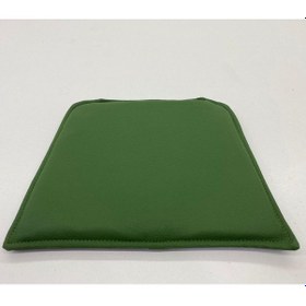 Resim Knsz sırt minderi 1 li zng&mğr&uslu yşl suni deri cırtlı tel bar sandalyesi sırtı için 