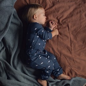 Resim Organik Pamuk Kutup Ayısı Bebek Pantolon - 9-12 Ay 
