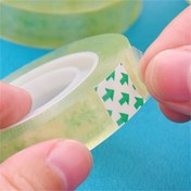 Resim 1/2/5 adet, Genişlik 1.2cm Uzunluk 13m, Küçük Okul Ofis Ev Yüksek Yapışkanlı Yapıştırıcı, Ambalaj Malzemeleri Şeffaf Bant TMJ-001 