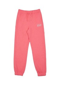 Resim Gap Logo Relaxed Havlu Kumaş Jogger Eşofman Altı - 746745-9997 Pembe 
