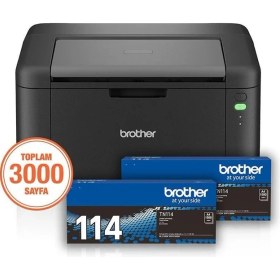 Resim Brother HL-L1232W-2T Mono Lazer Usb/wıfı A4 Yazıcı 2 Tam Dolu Tonerli 
