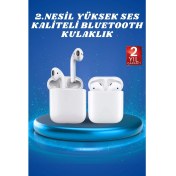 Resim Techno Stock 2.nesil Yeni Model Tws Bluetooth Kulaklık Dokunmatik Kontrol Yüksek Ses Kaliteli 