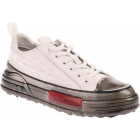 Resim Voyager V25KA-0058 Beyaz Cilt Deri Erkek Sneaker Ayakkabı 