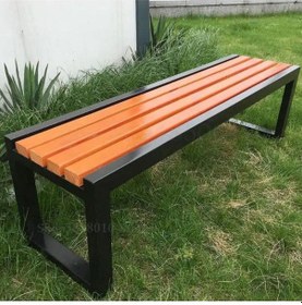 Resim Bank Bahçe Demir Bank Oturak Metal Bank Ayağı Siyah 