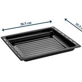 Resim Akel AF380L Lambalı Termostatlı Midi Fırın Siyah 