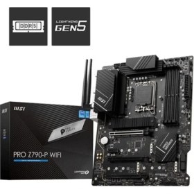 Resim Msı Pro Z790-P Wıfı Ddr5 M2 Pcıe Nvme HDMI Pcıe 16X V5.0 1700P Atx 
