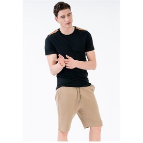 Resim JAHR MARC Basic Camel Erkek Spor Şort - S Kahverengi 