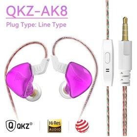 Resim Lasonstiges Ak8-mor Qkz Ak6 Bakır Sürücü Hifi Kablolu Kulaklık Yarış Spor Kulaklık Bas Stereo Kulaklık Müzik Kulaklık 3.5mm Mikrofon İle Kulak İçi 