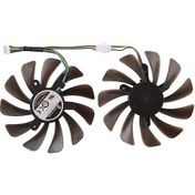 Resim Sones Zotac Geforce Gtx 1080 Ti Gtx 1080ti Amp Edition İçin Dc 12v 4 Pin Vga Ekran Kartı Soğutma Fanı, Çap: 95 Mm, Çiftler 