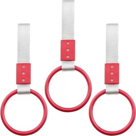 Resim Caraks Araç Içi Tutamaç Yuvarlak El Tutamağı Askılık Fonksiyonel Tofaş Dolmuş Otobüs Ofis Ev Kırmızı 3 Adet 