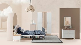 Resim Çisa Genç Odası - '+ Kitaplık ve Çamaşırlık 