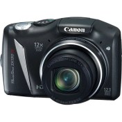 Resim Canon PowerShot SX130 IS 12.1MP 3.0" LCD 12X Optik Dijital Fotoğraf Makinesi 