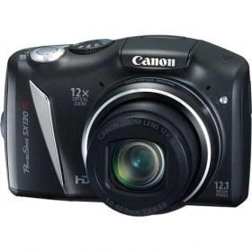 Resim Canon PowerShot SX130 IS 12.1MP 3.0" LCD 12X Optik Dijital Fotoğraf Makinesi 