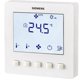 Resim Siemens RDF530/BP Dijital Kablolu Sıva Altı Fan Coil Oda Termostatı 4b 