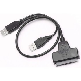 Resim Aogo USB Sata Çevirici Kablo 2,5 Inç SSD ve HDD Için Sata USB Adaptör Kablosu 2.5 Sata HDD USB 2.0 