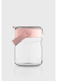 Resim Renga Mono 900 Ml Pembe Kapaklı Cam Kavanoz 131064 Pembe 