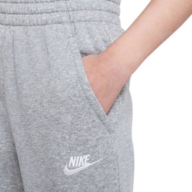 Resim Nike Sportswear Club Fleece High Rise Çocuk Gri Günlük Stil Eşofman Altı FD2921-063 