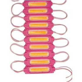 Resim 20 Adet 12 Volt 2 Watt Pembe Cob Led Modül Ip65 